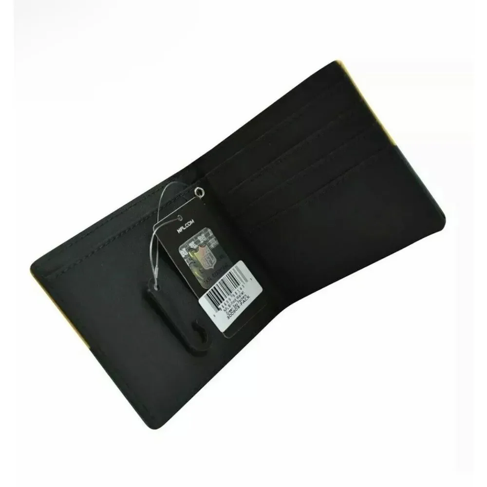 NFL Dallas Cowboys Men's Printed Logo Leather Bi-Fold Wallet‎